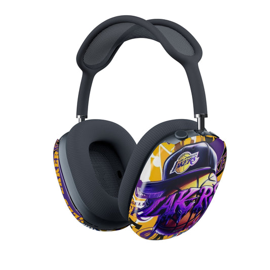 AirPods Max Case — Lakers Graffiti Design