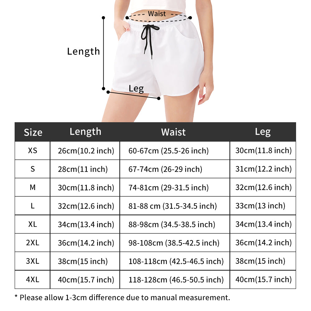 Womens 4th July Casual Beach Shorts