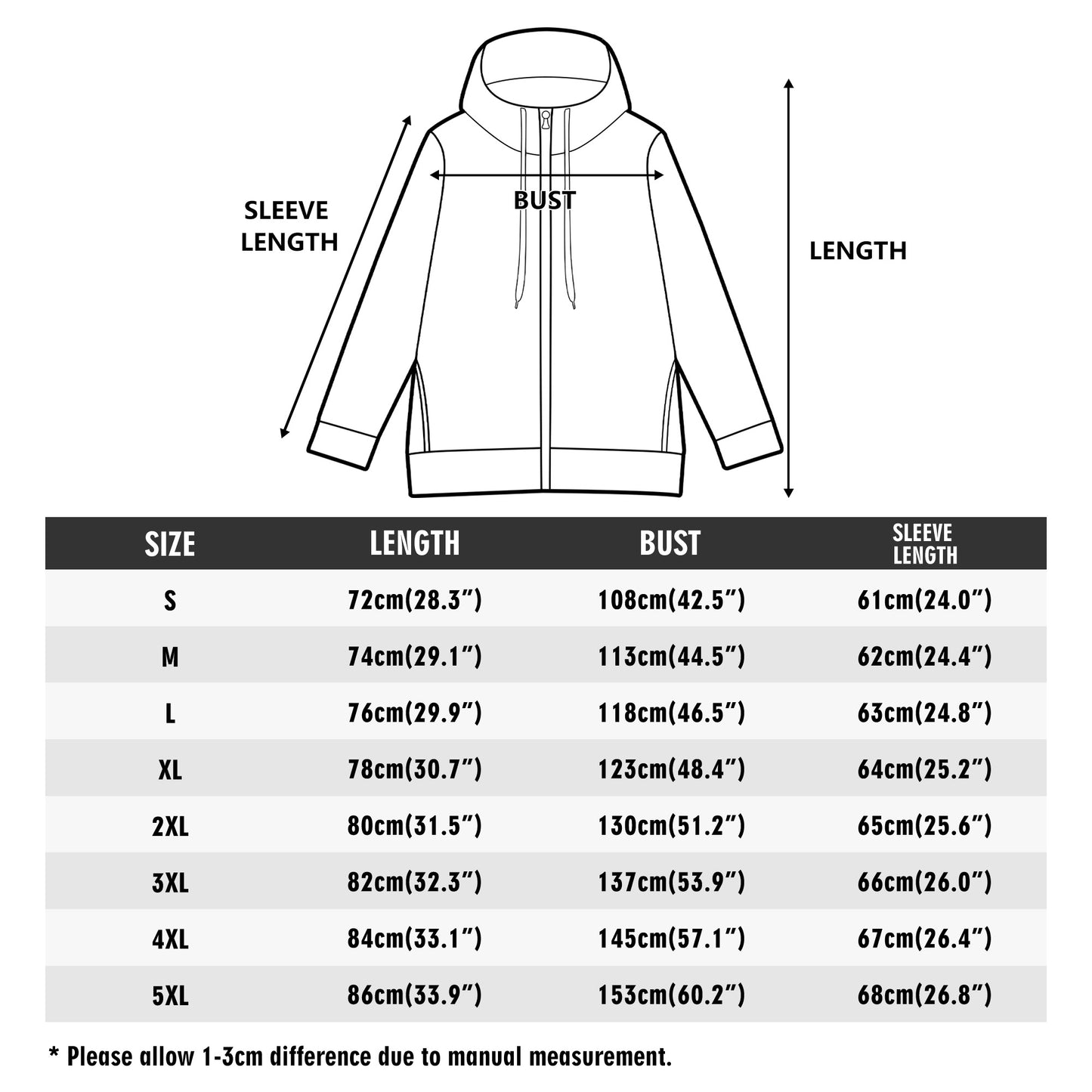 Adult DOPiFiED Puzzle Full Zip Turtleneck Hoodie Streetwear