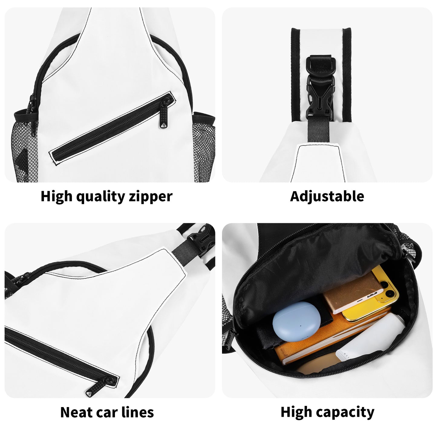 HypeWay Chest Crossbody Bag with Adjustable Strap