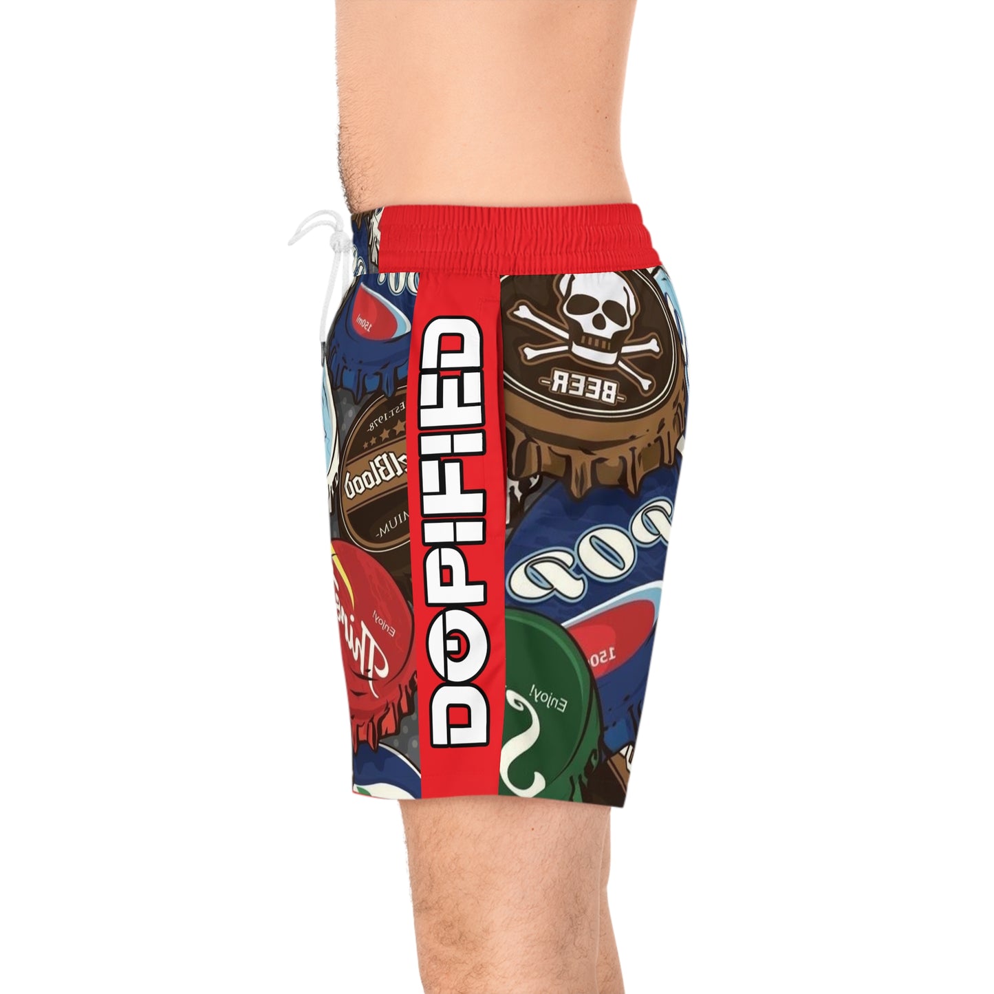 Men's Mid-Length Swim Shorts (AOP)