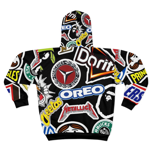 Brand Collab” Unisex Zip Hoodie “