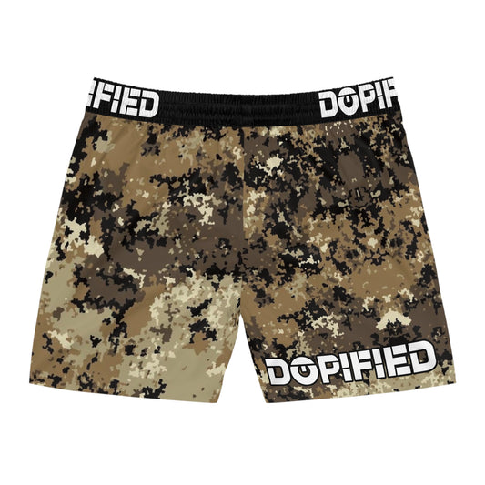 DOPiFiED Digital Camo Men's Mid-Length Swim Shorts