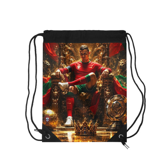 king Of Portugal Drawstring Bag