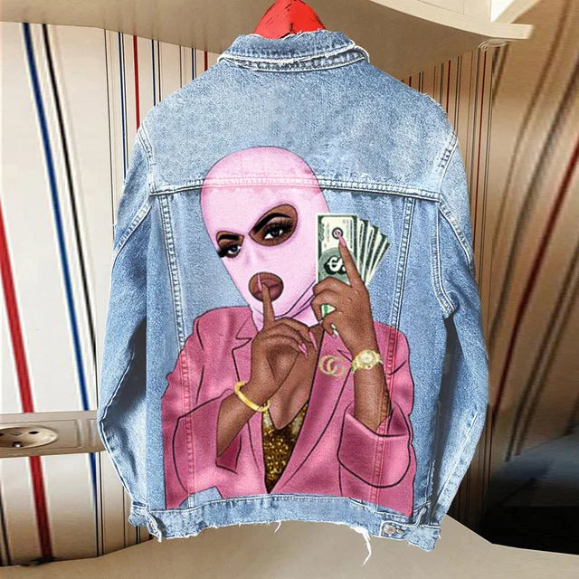 Women's Street Lapel Denim Jacket