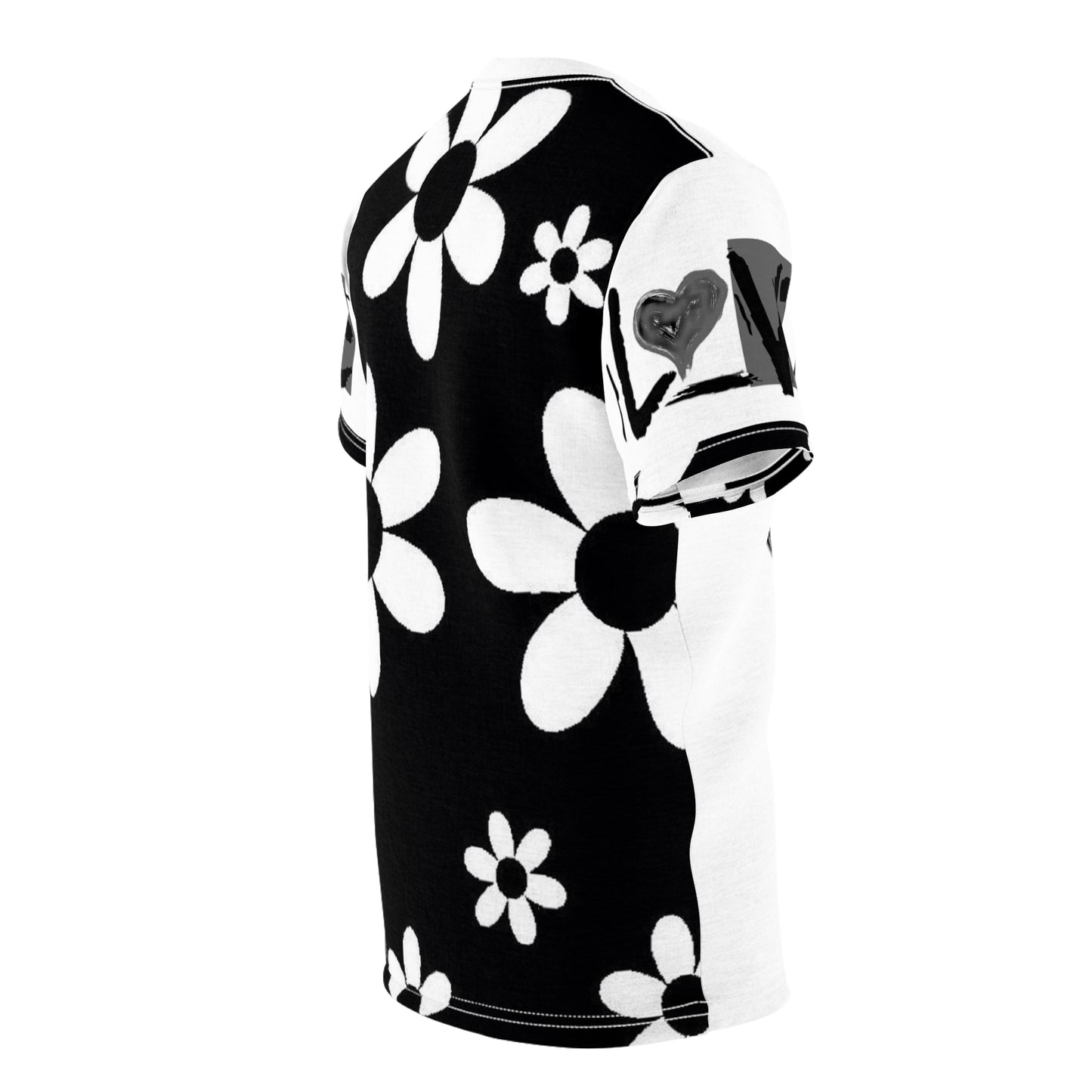 Sean Breed “L🖤VE Flowers” Unisex Cut & Sew Tee