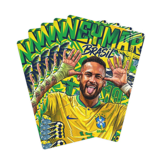 Neymar Brazil Poker Cards