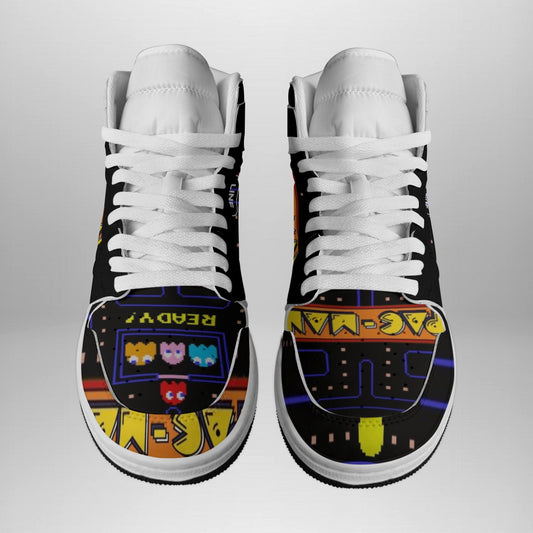Men's PAC-MAN Synthetic Leather Stitching Sneaks