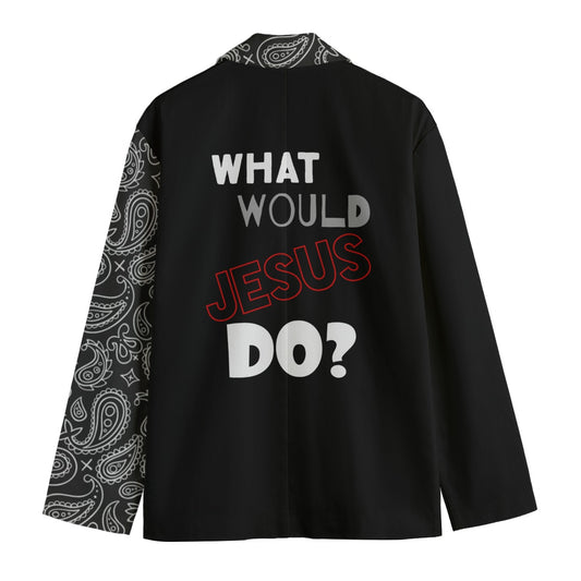 DOPiFiED Men's Casual Flat Lapel Collar Blazer | 245GSM Cotton