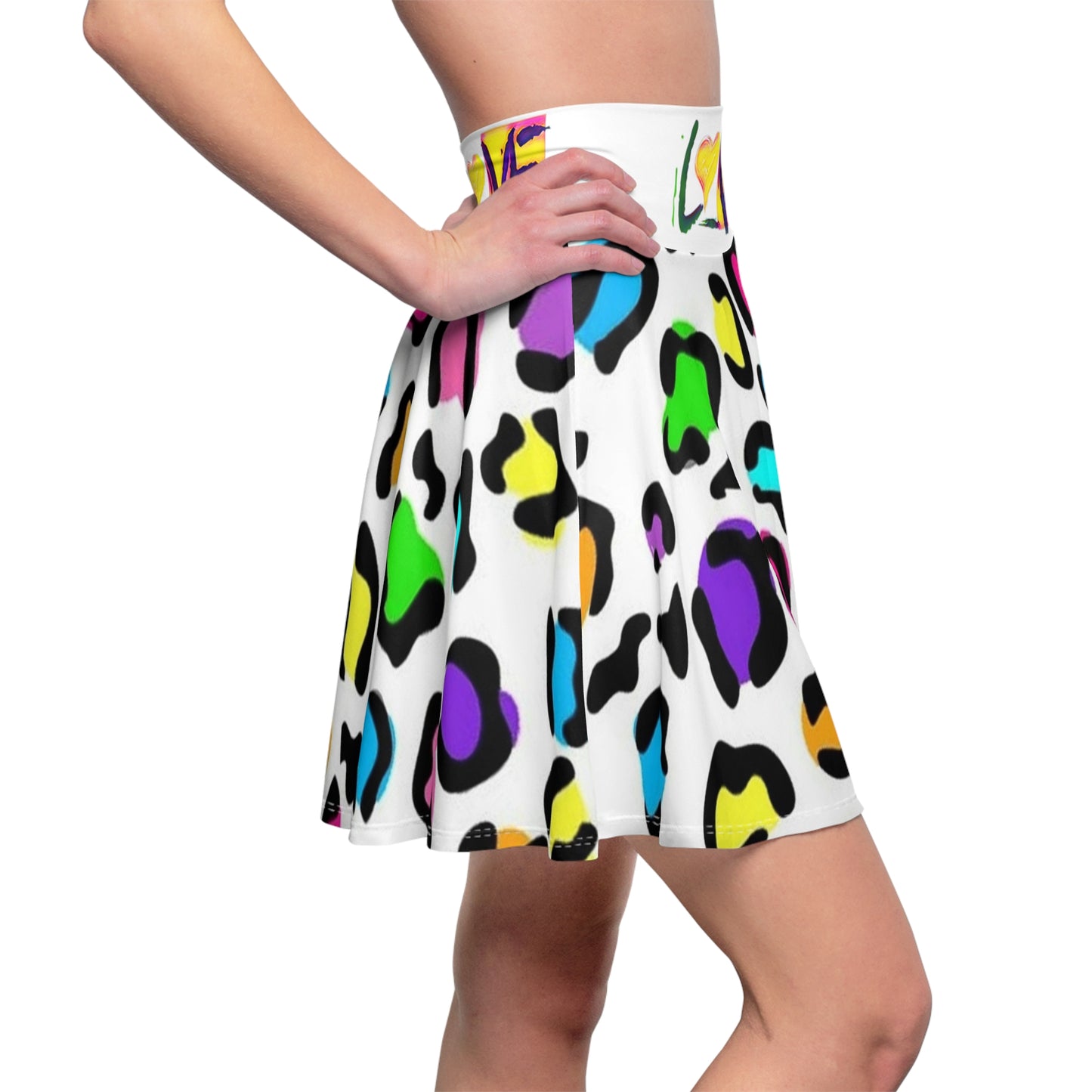 L❤️VE Leopard skater skirt