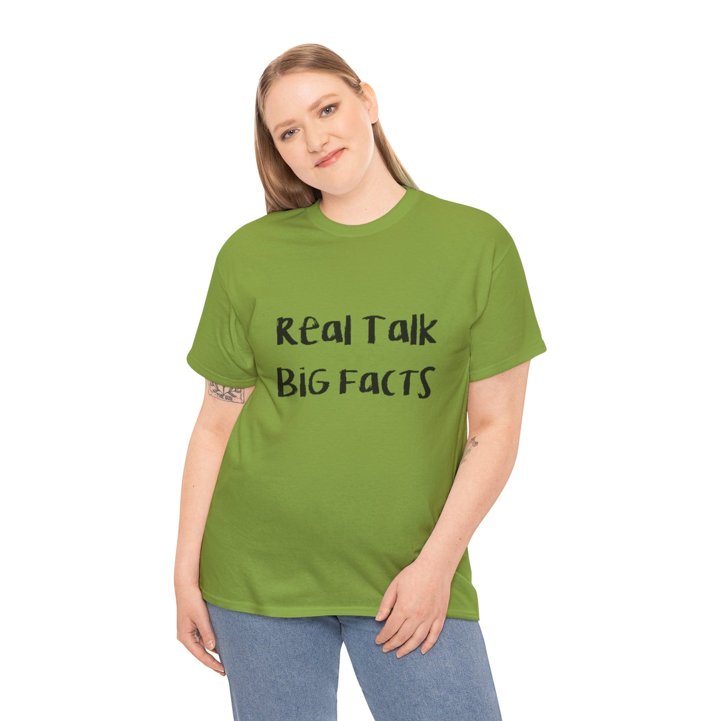 Real Talk BiG Facts "God is Real" Unisex Heavy Cotton Tee