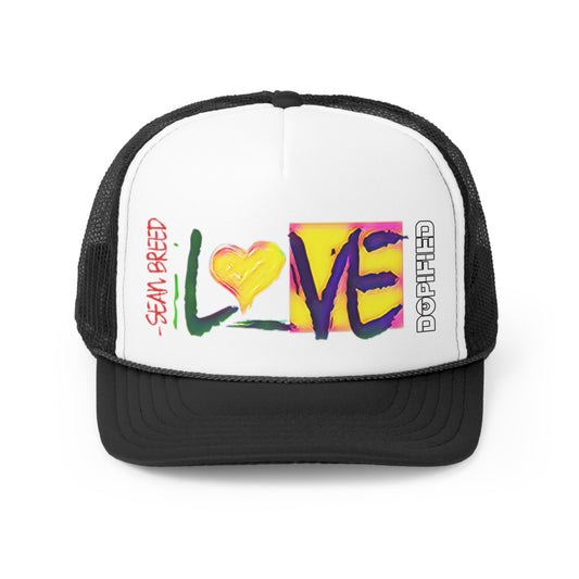 Sean Breed Pink Vibe L💓VE Remix Trucker Caps