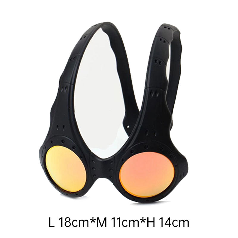 Unisex Over - The - Top Sunglasses. Ideal for outdoor cycling and sports. Fashionable retro - style metal - framed glasses.