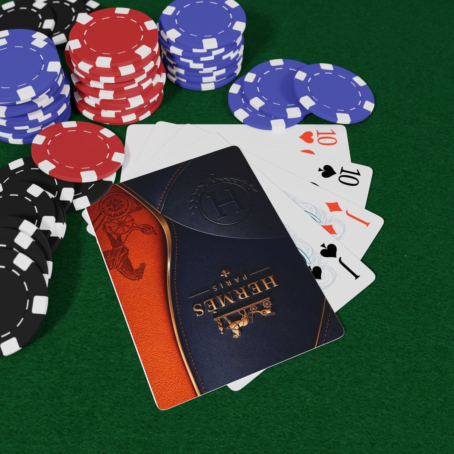 Luxury Poker Playing Cards Hermes