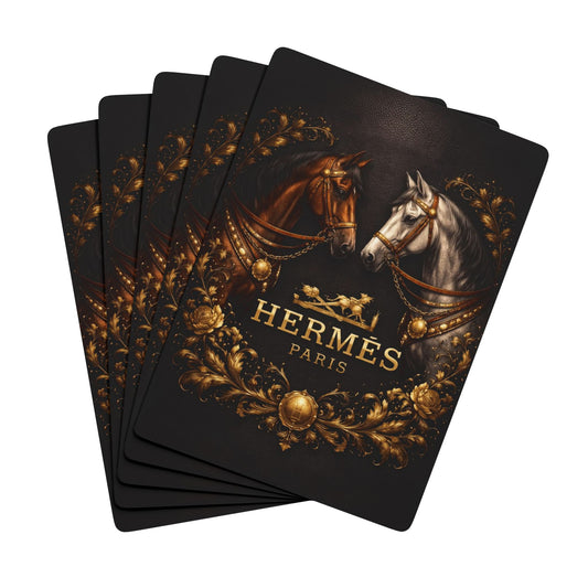 Luxury Hermes Poker Playing Cards