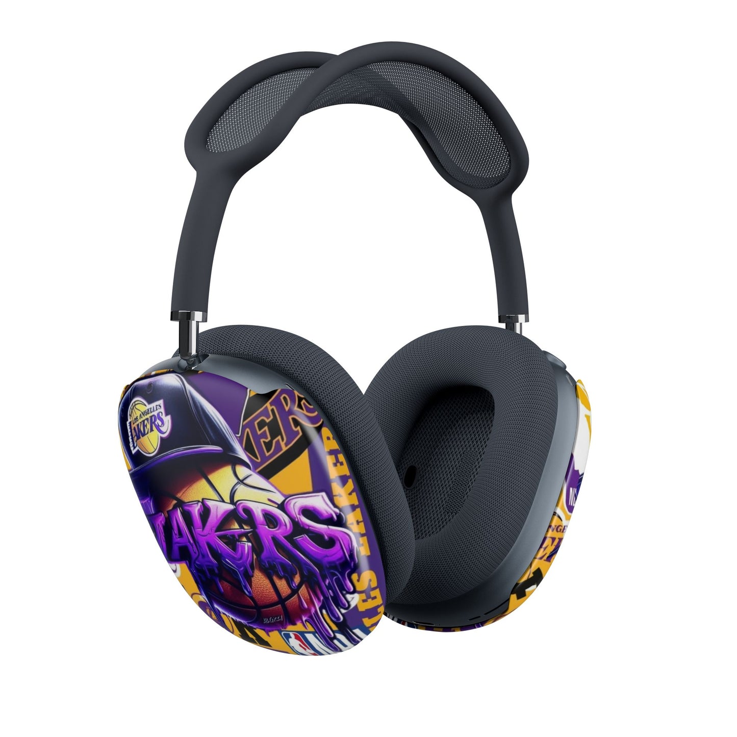 AirPods Max Case — Lakers Graffiti Design