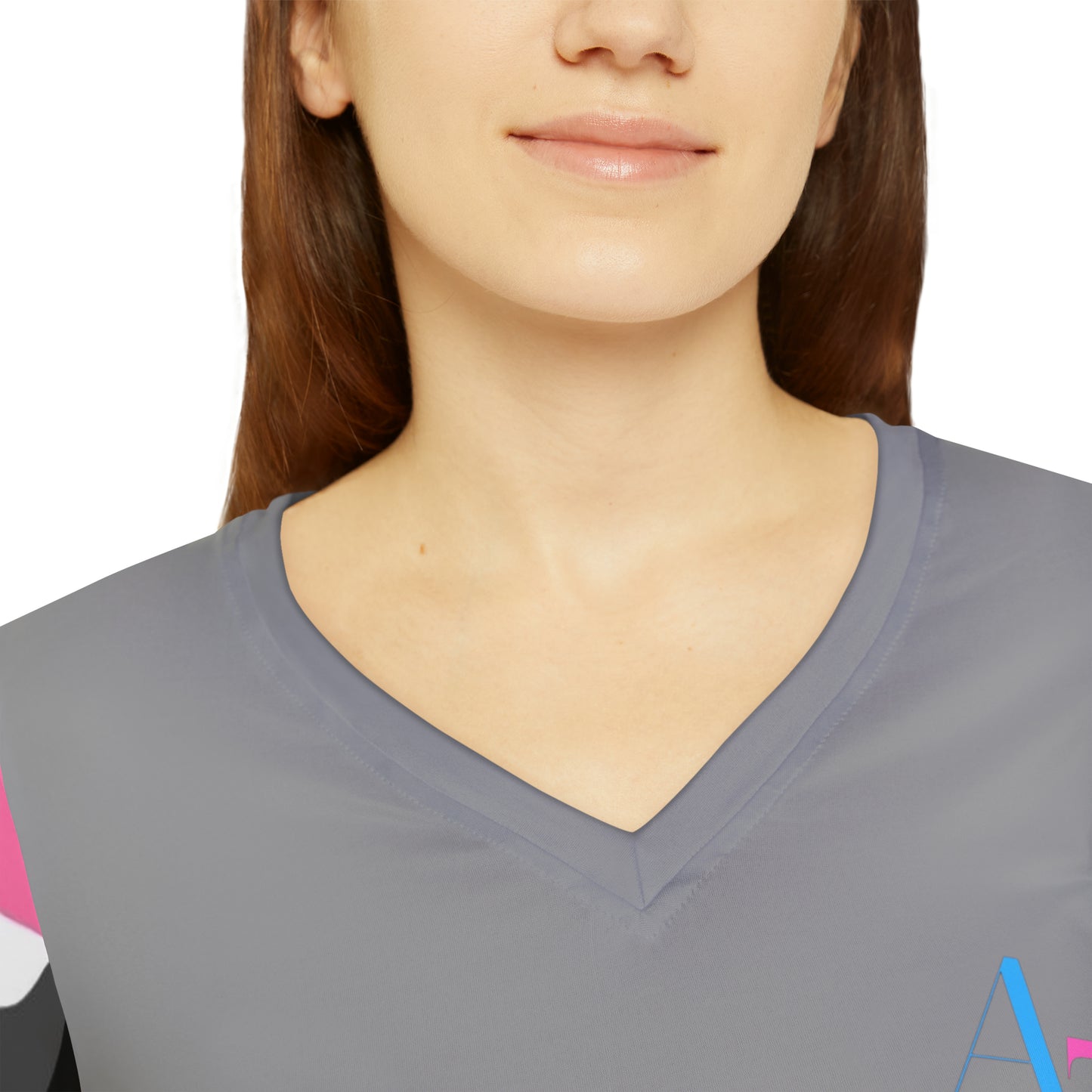 A7 😇Women's Long Sleeve V-neck Shirt (AOP)