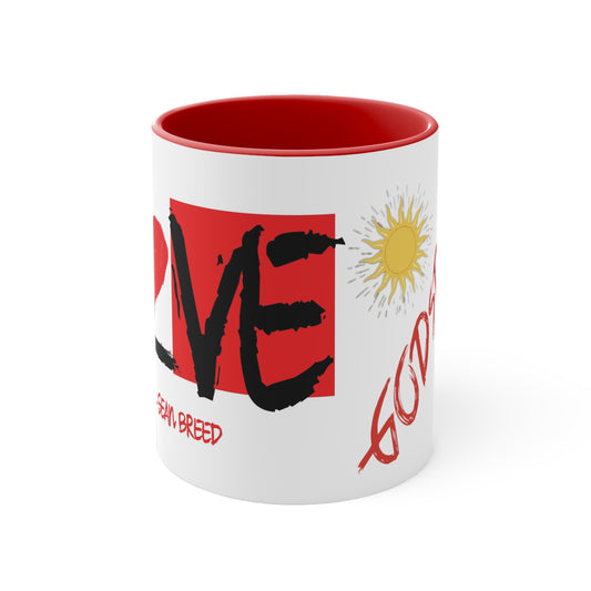 "Good Morning" -Sean Breed- L❤️VE coffee Mug, 11oz