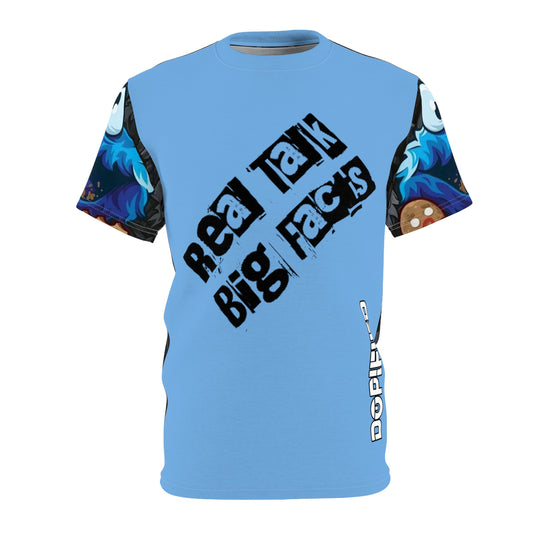 “Real Talk‼️ Big Facts‼️” Baby Cookie 🍪 Monster Unisex Cut & Sew Tee