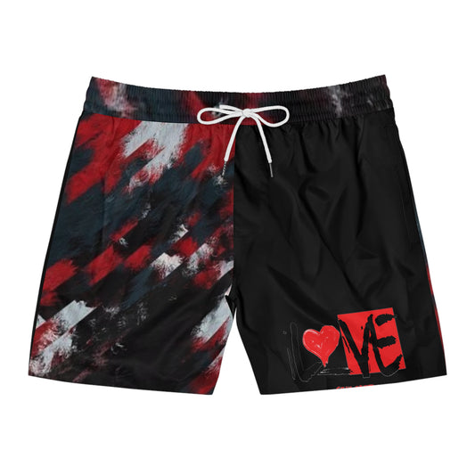 Sean Breed Abstract Men's Mid-Length Swim Shorts