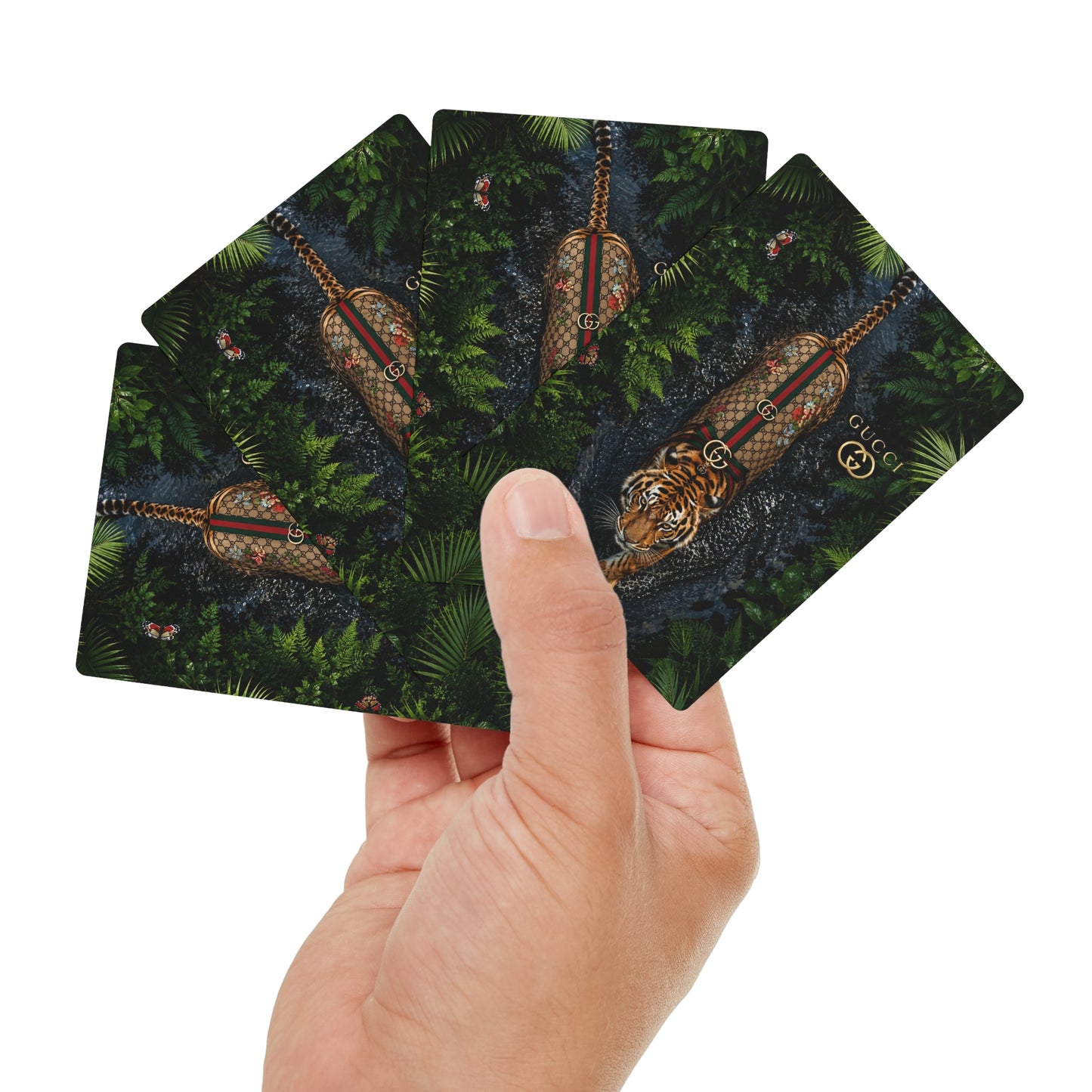 GG Tiger Luxury Brand Poker Cards