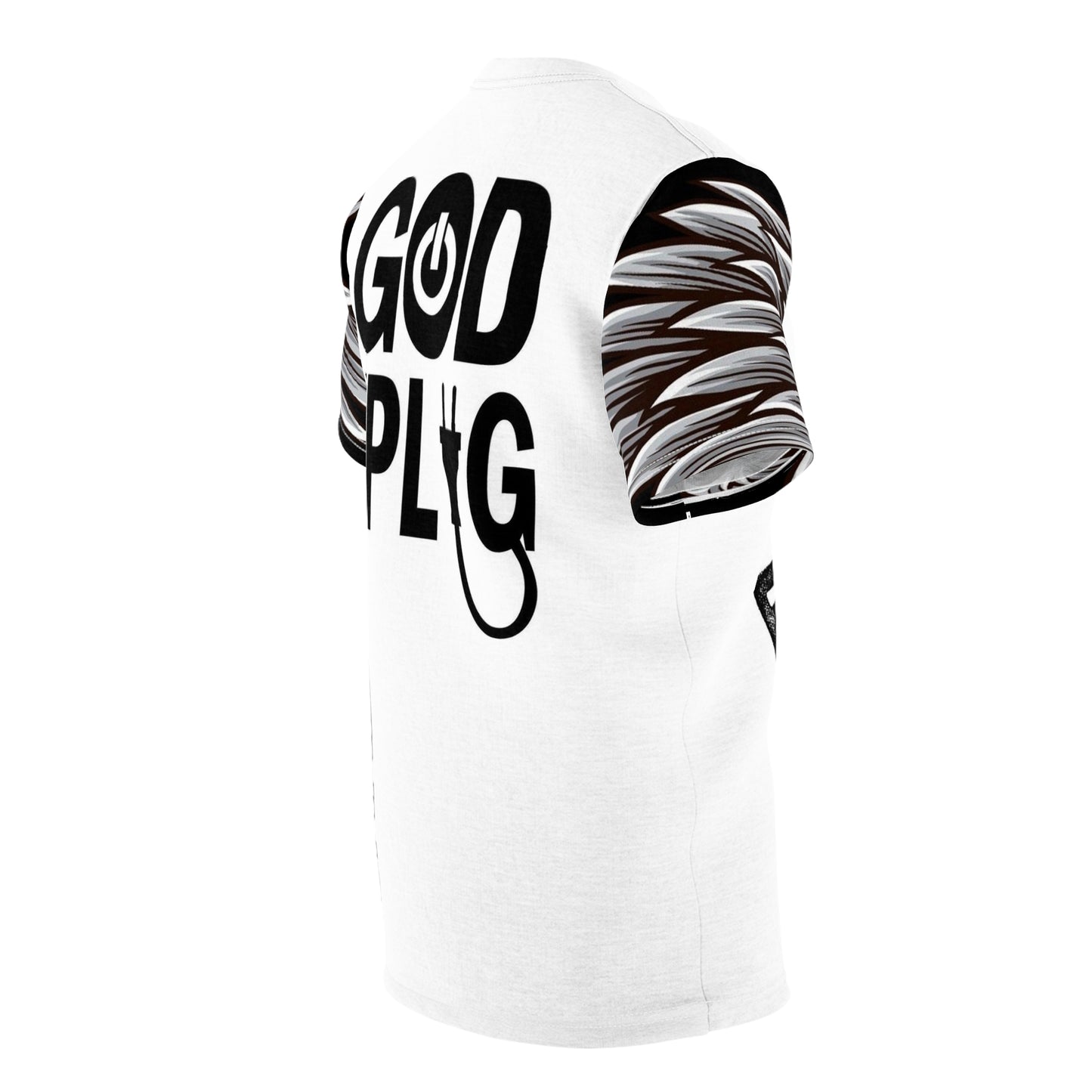 DOPiFiED “GOD is Plug” Unisex Cut & Sew Tee