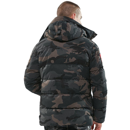 Hot Sale Winter Jacket Men Thicken Cotton Camouflage Parka Hiphop Chaquetas Hombre Mens Casual Streetwear Outerwear Hooded Coats