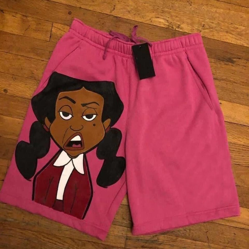 New American Fashion Brand Co branded Shorts for Mens Summer Leisure Sports Pure Cotton Large Quarter Beach Pants