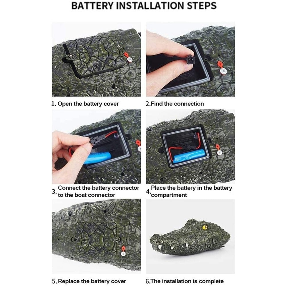 RC toy Crocodile head crocodilian robot simulation animal scary Toy