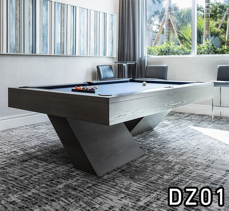 Superior quality luxury design 9ft 8ft 7ft size pool table billiards with free accessories kit and quality felt