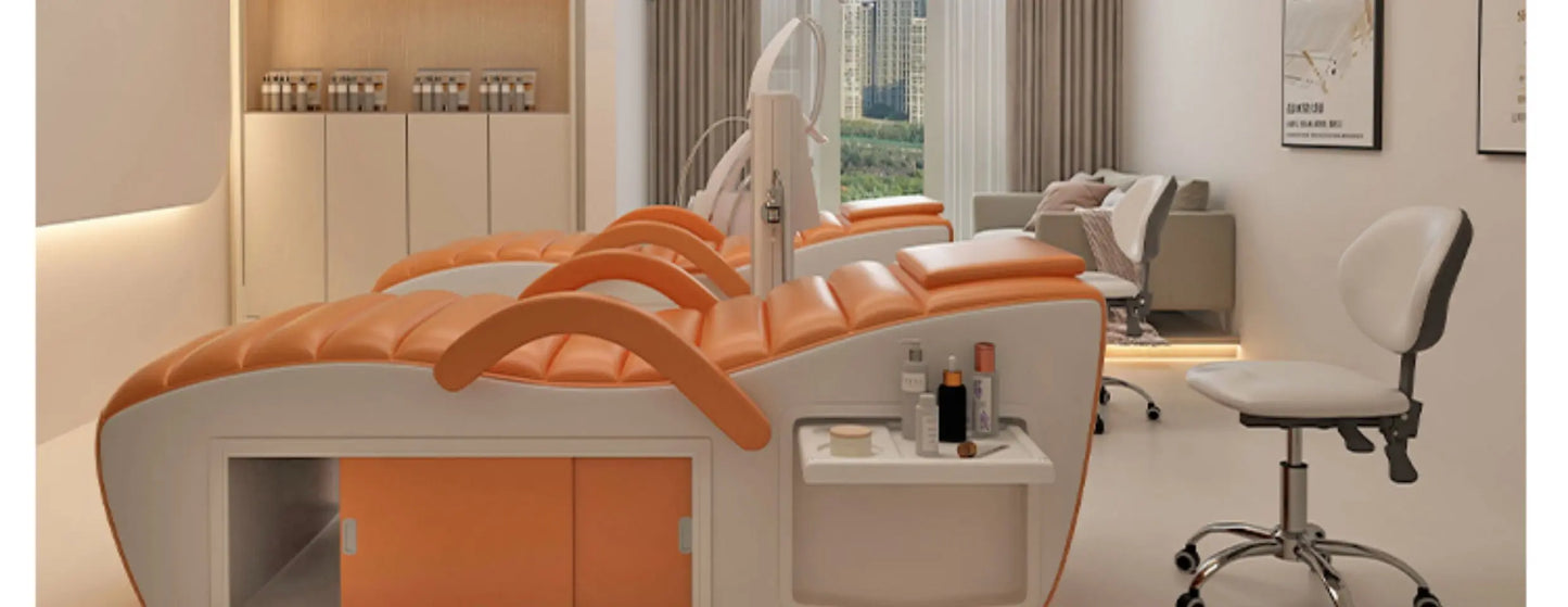 Beauty Profesional Massage Bed Hidden Space Storage Unique Lash Bed Modern Design Cama De