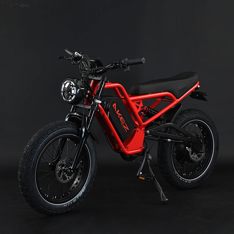STLF Practical Electric Mountain Fatbike 20-Inch Fat Tire Electric Dirt Electric Bicycle