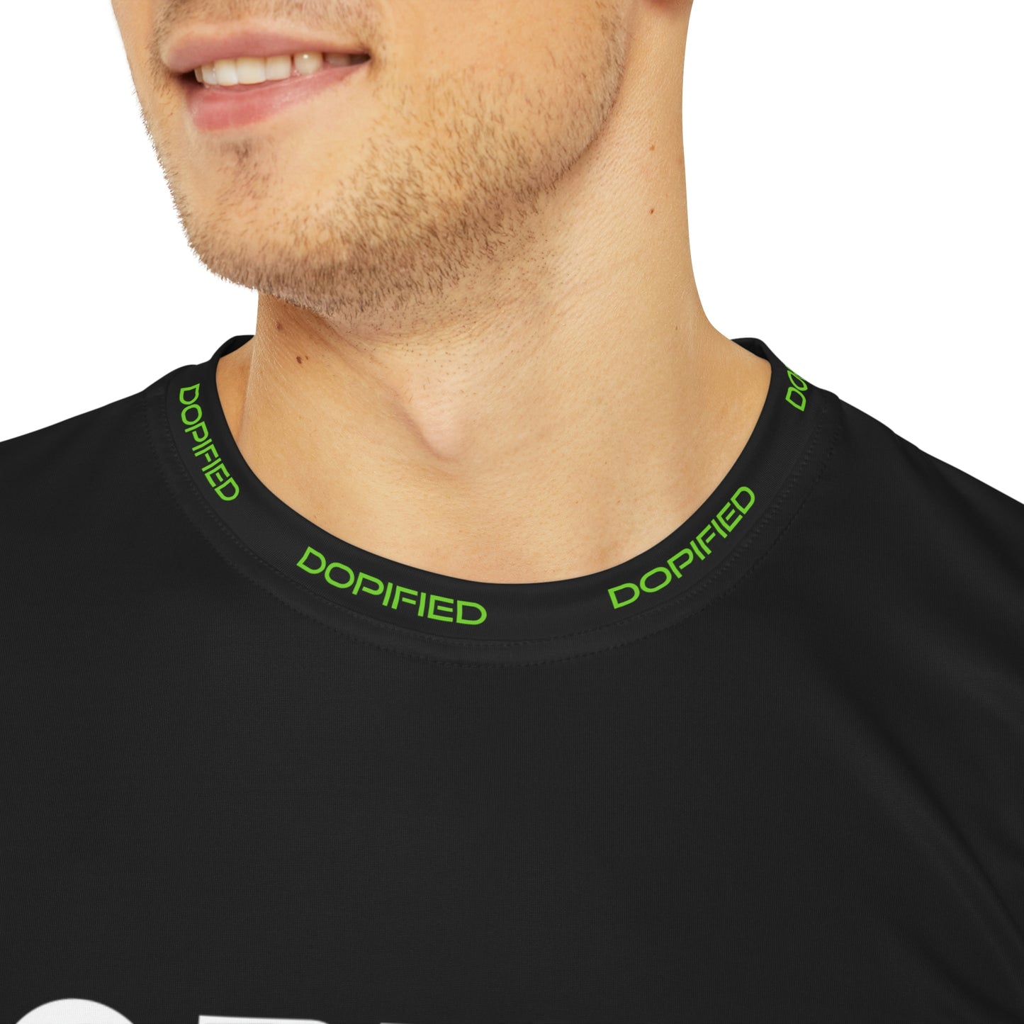 DOPIFIED "I'm Big Pressure Men's Polyester Tee (AOP)