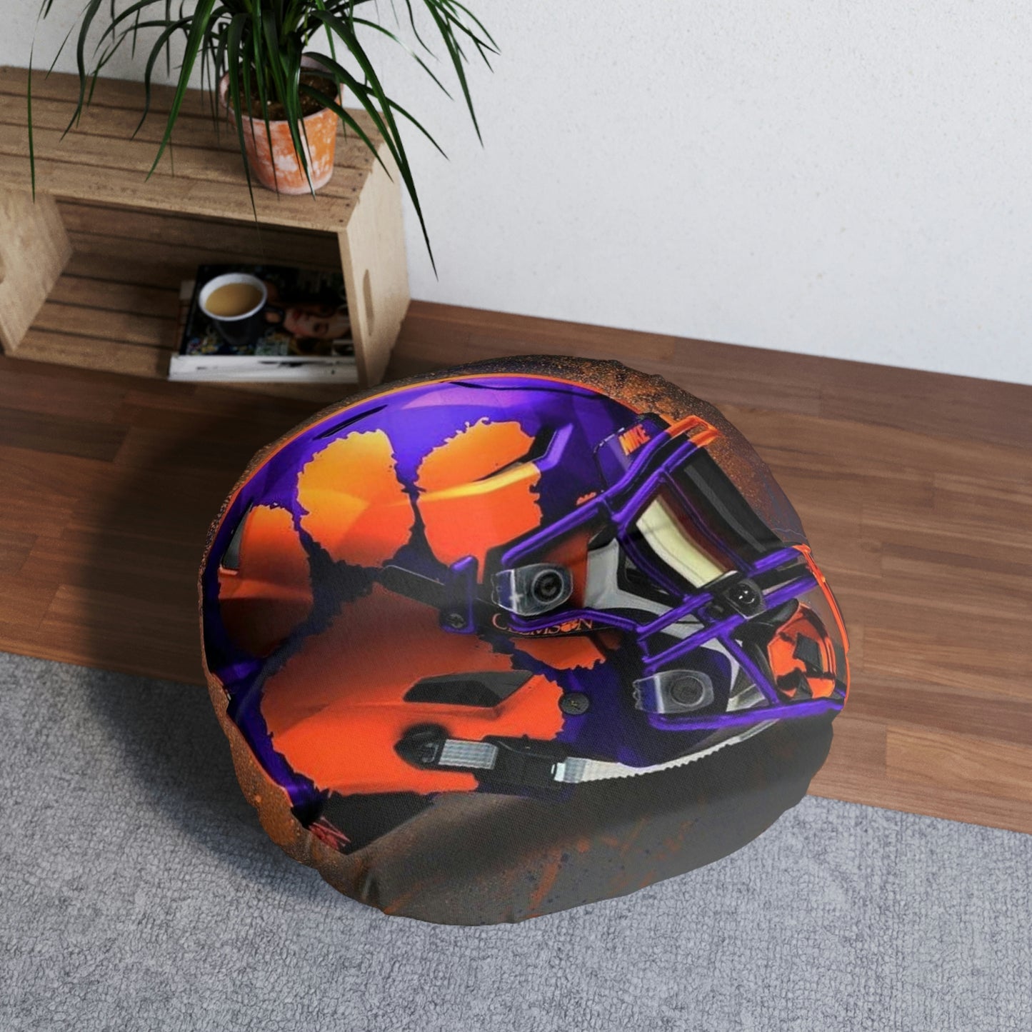 Clemson Nation Tufted Floor Pillow