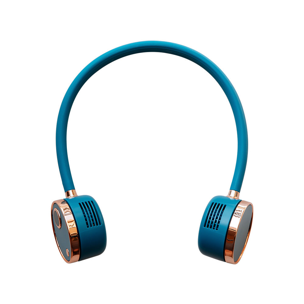 G2 Digital Display Hanging Neck Fan USB Mini Portable Fan Large Capacity Charging Leafless Hanging Neck Lazy Fan