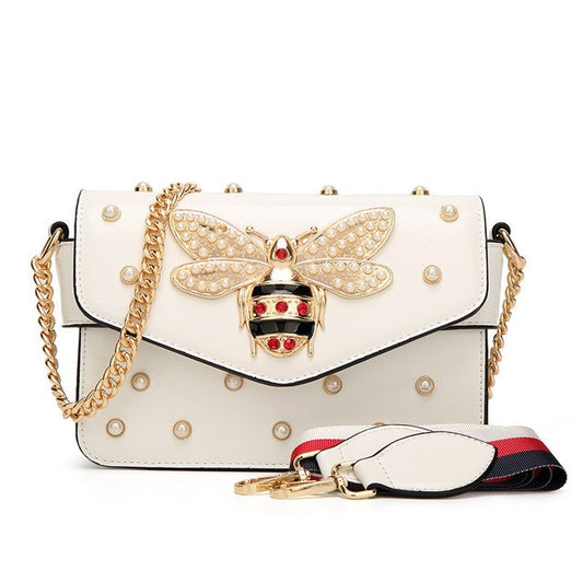 Luxury Handbags Women Bags Designer Vintage Small Little Bee Flap Bag