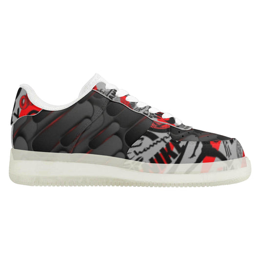 Men's REMIX Brand Low Top Air Force Leather Shoes
