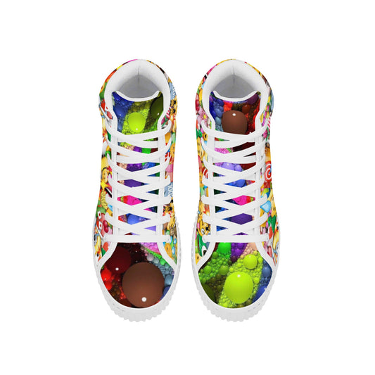 Women's "EmoJi REMiX" High Top Platform Shoes