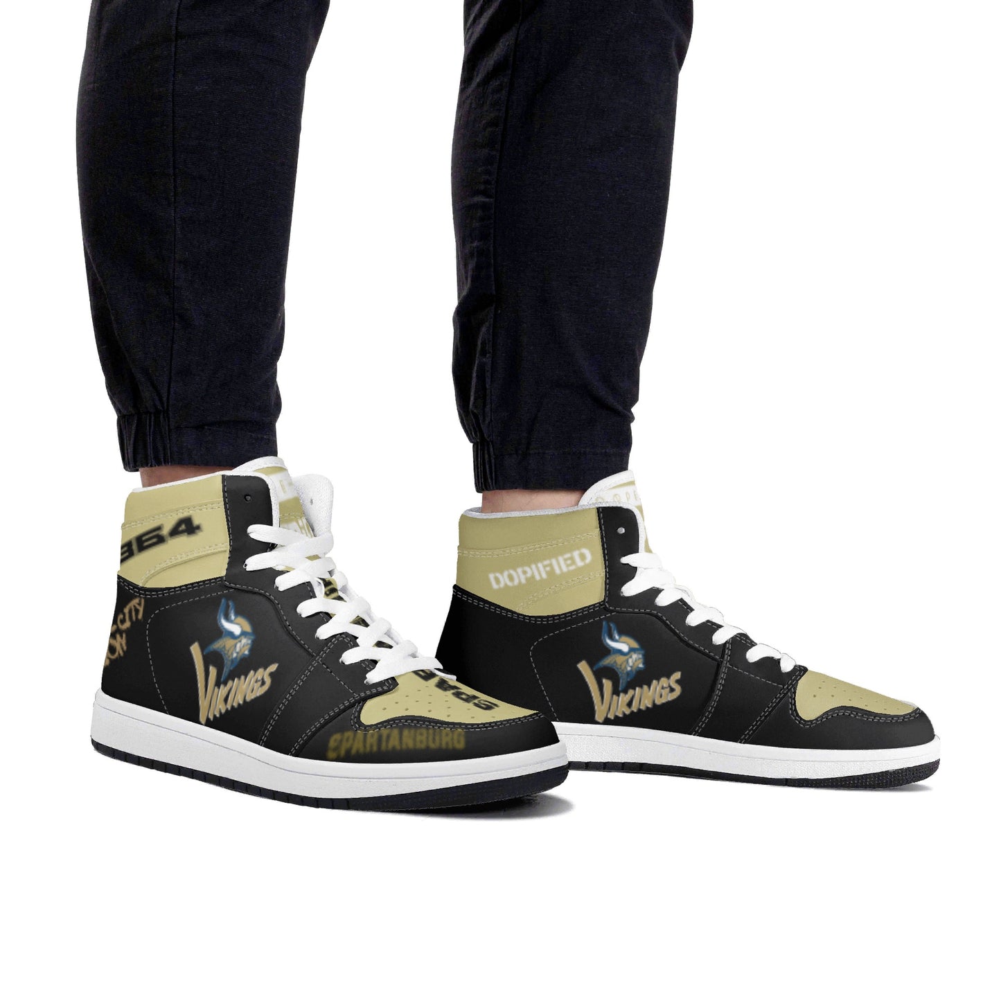 Bros "Viking Hyphy ViBe GameDay" High Top Sneakers
