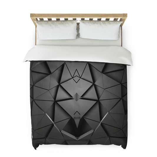 DOPiFiED Geo smoke Duvet Cover