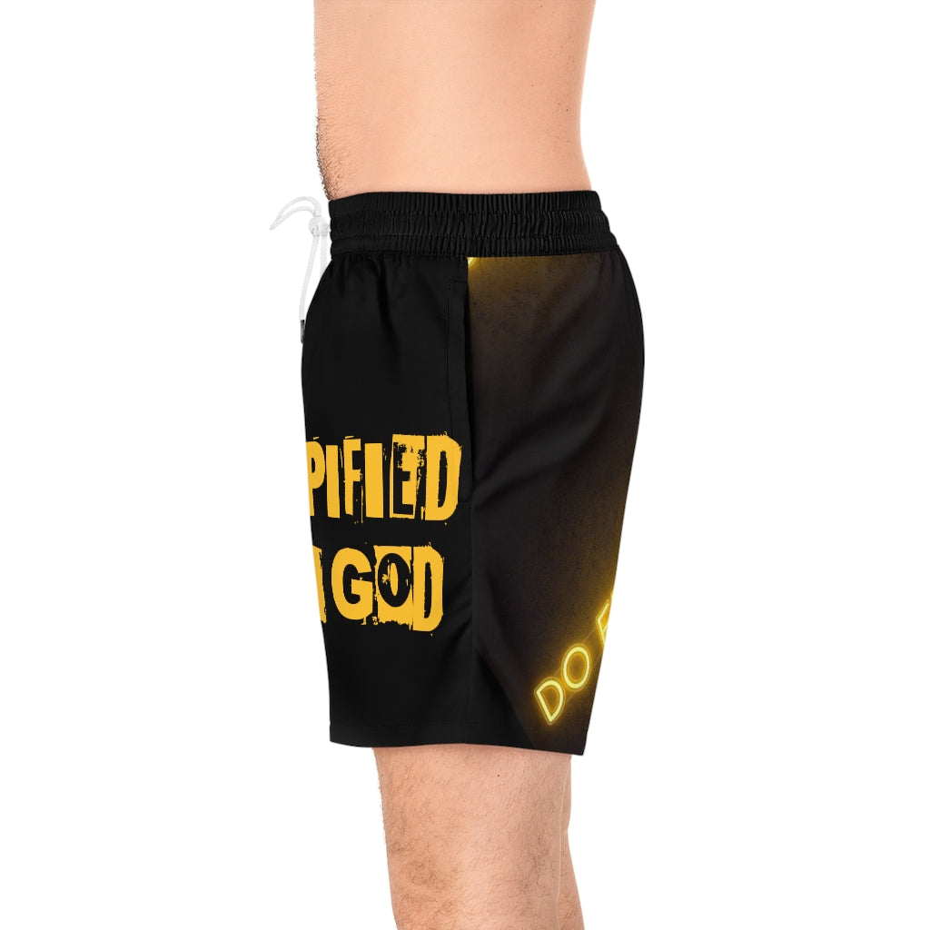 "Bro's DOPiFiED ON GOD" Mid-Length Swim Shorts