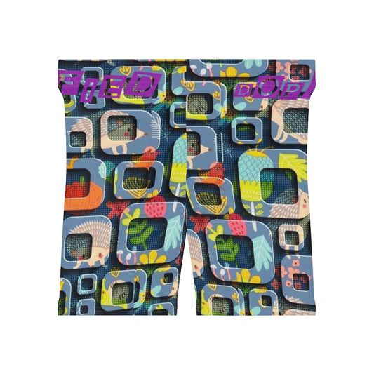 "DOPiFiED 3D" Women's Biker Shorts