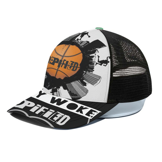 "B-BaLL SEASON" Unisex DOPiFiED Peaked Cap With Black Half-mesh