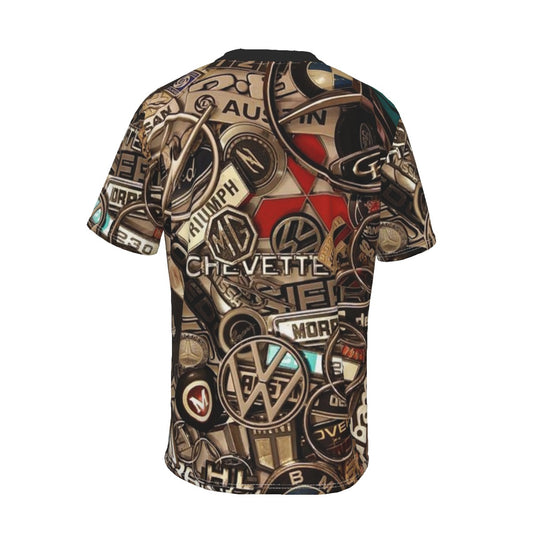 REMIX Brand by DOPiFiED" Short Sleeve T-shirt with Neckline Tie