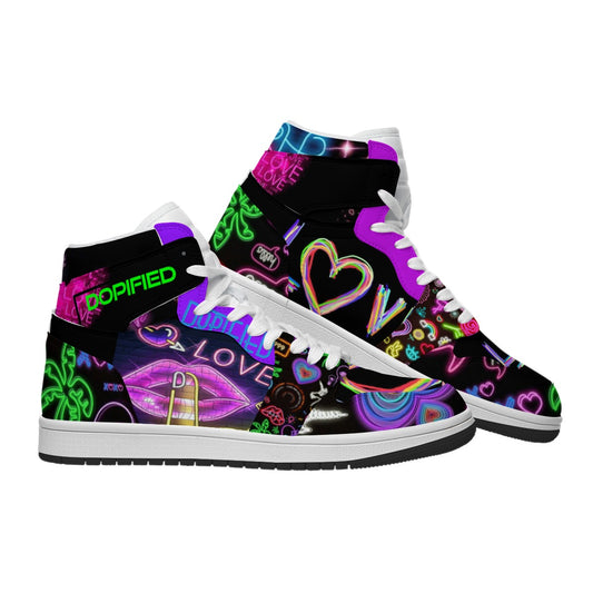 "DOPiFiED LOVE #1'z" Women's Synthetic Leather Stitching Shoes