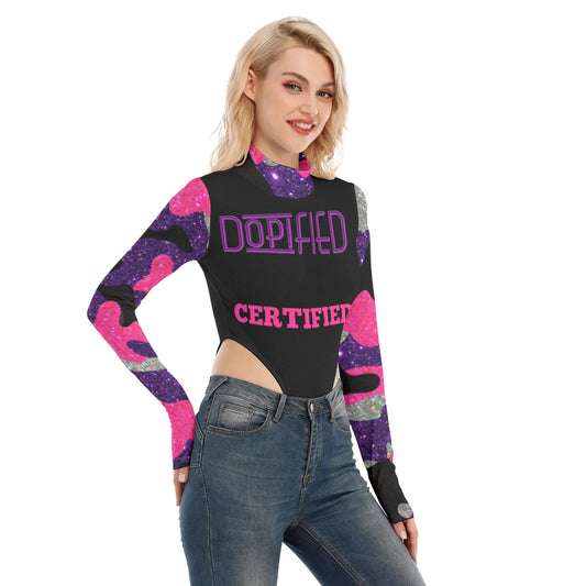 SHE-DopiFIED Turtleneck Long Sleeve Jumpsuits