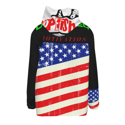 DOPE-iSH Men's Hooded Zipper Windproof Jacket