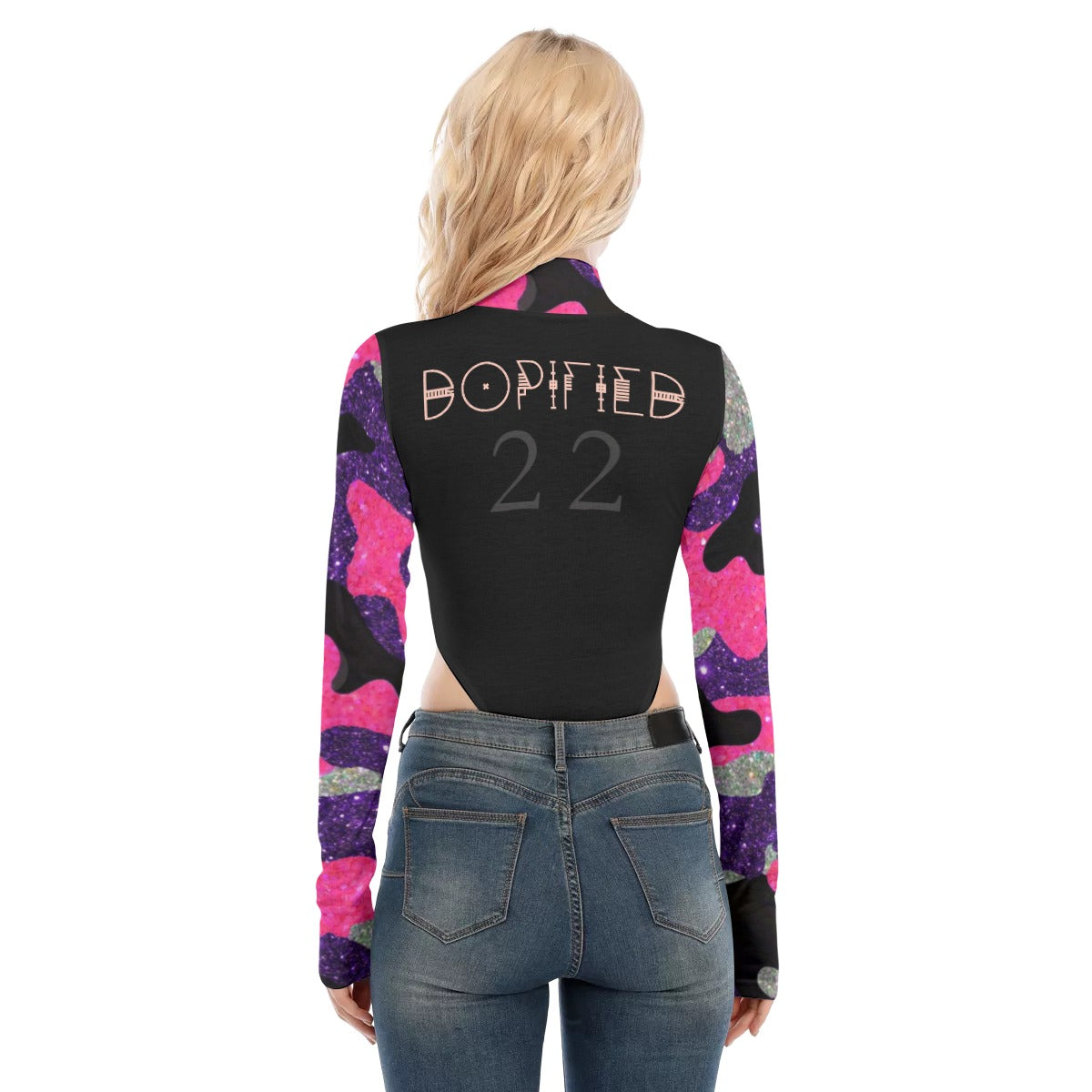 SHE-DopiFIED Turtleneck Long Sleeve Jumpsuits