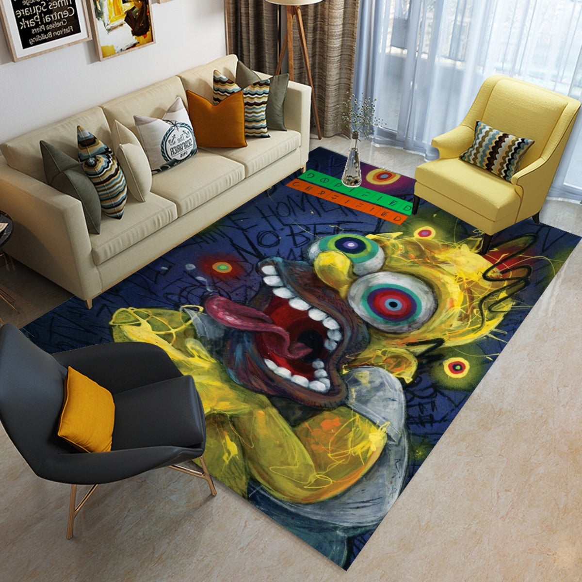 HOMMIE Foldable Rectangular Floor Mat