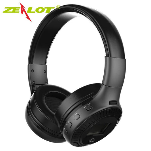 ZEALOT Wireless Headphones with FM Radio Bluetooth Headset Stereo Earphone with Microphone